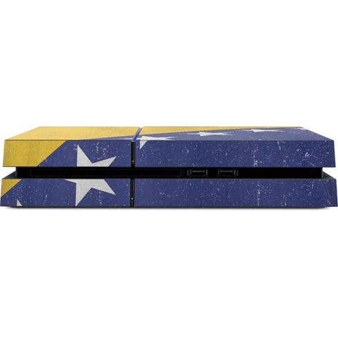Bosnia and Herzegovina Flag Distressed PS4 Console Skin